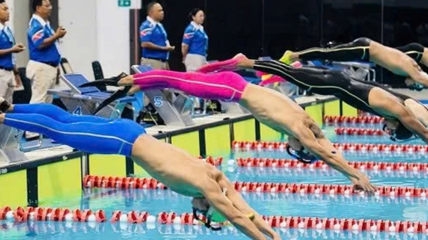 Vietnamese finswimmers sweep 31 golds at SEA Championship